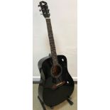A Fender DG-4/BK acoustic guitar, black