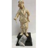 A 19th Century Continental carved ivory figure of Charles I with all over jewelled inlaid