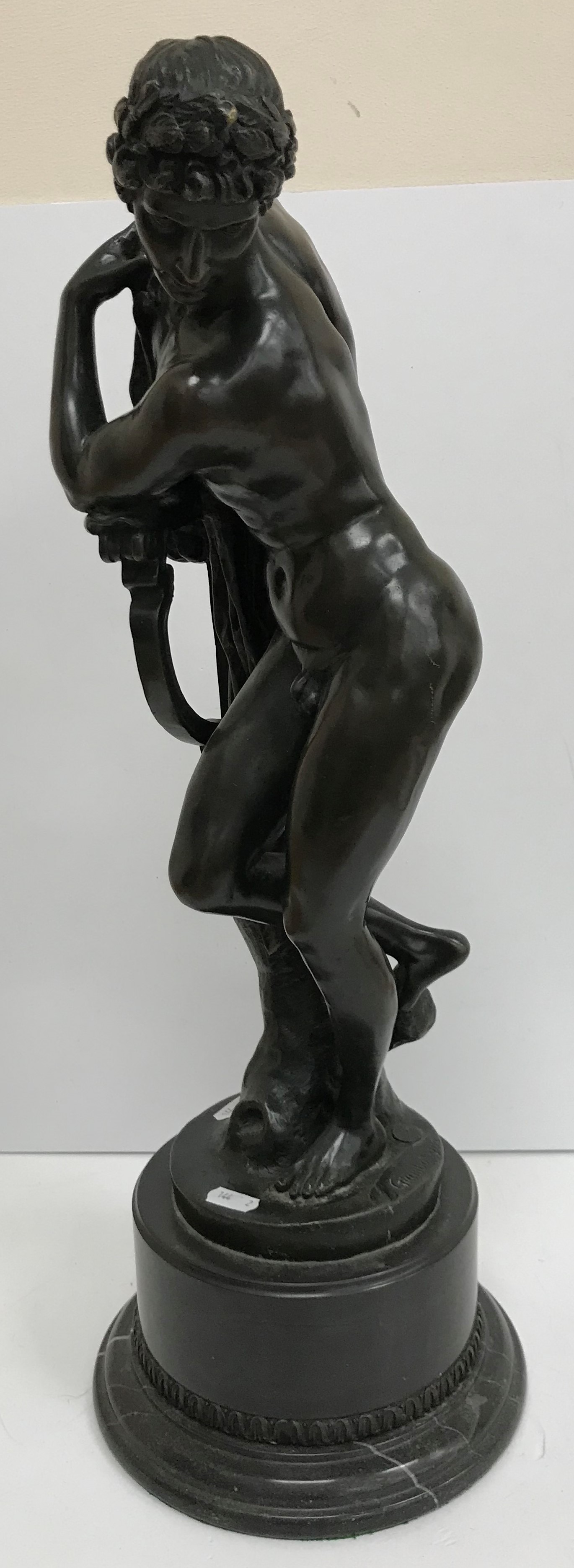 AFTER GIAMBOLOGNA "Apollo", patinated br - Image 2 of 2