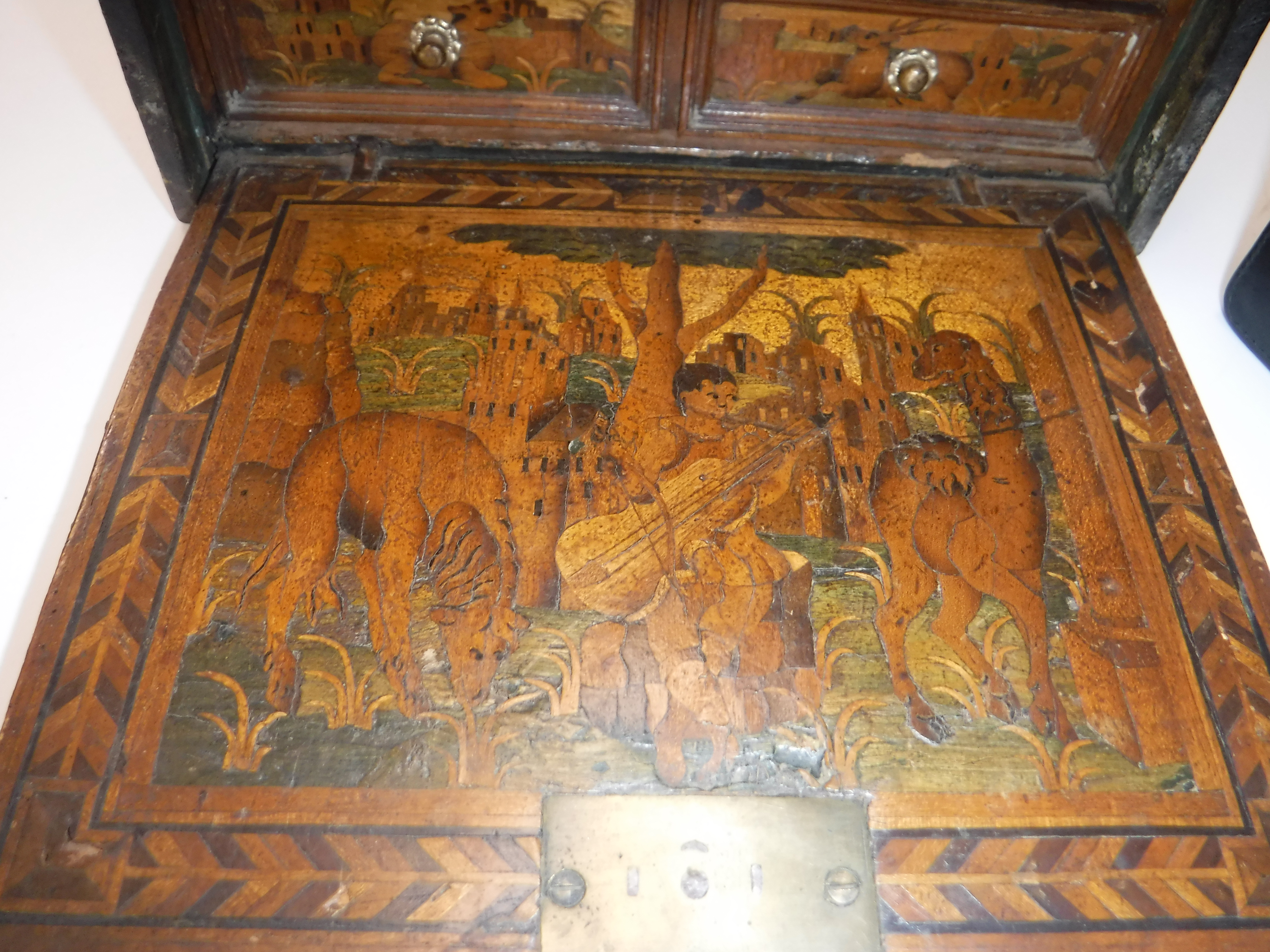A 17th Century Augsburg table-top or tra - Image 34 of 42
