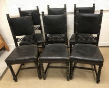 A set of six early 20th Century French d