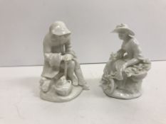Two 18th Century Bow figures of "Spring"