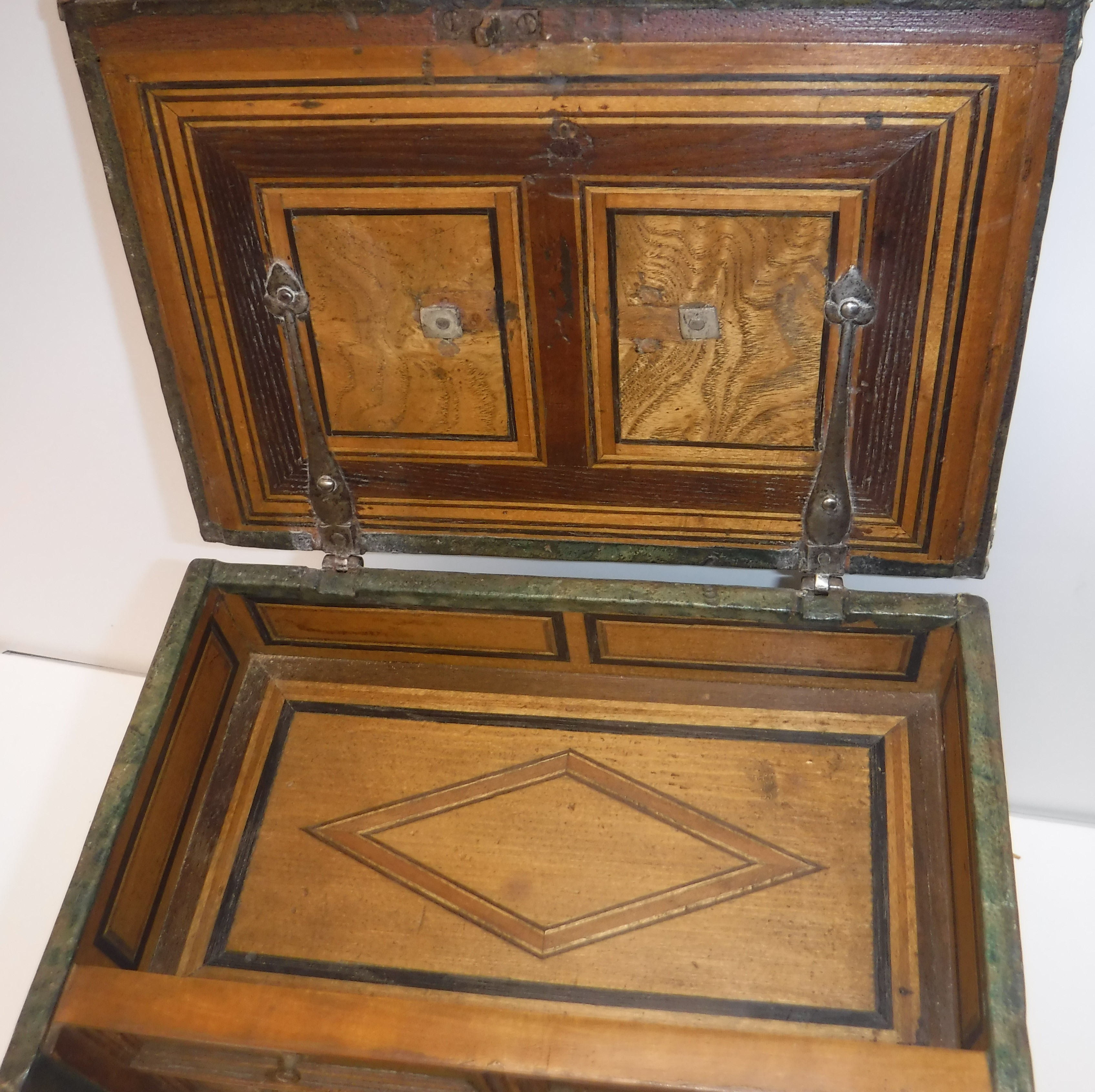 A 17th Century Augsburg table-top or tra - Image 10 of 42