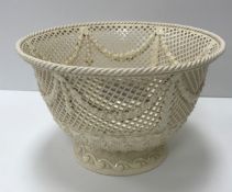 A 19th Century Wedgwood creamware reticu