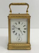 A 19th Century French carriage clock by