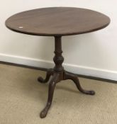 A 19th Century mahogany occasional table