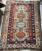 A fine Kasak carpet, the central panel s
