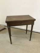 A late 19th Century French mahogany and