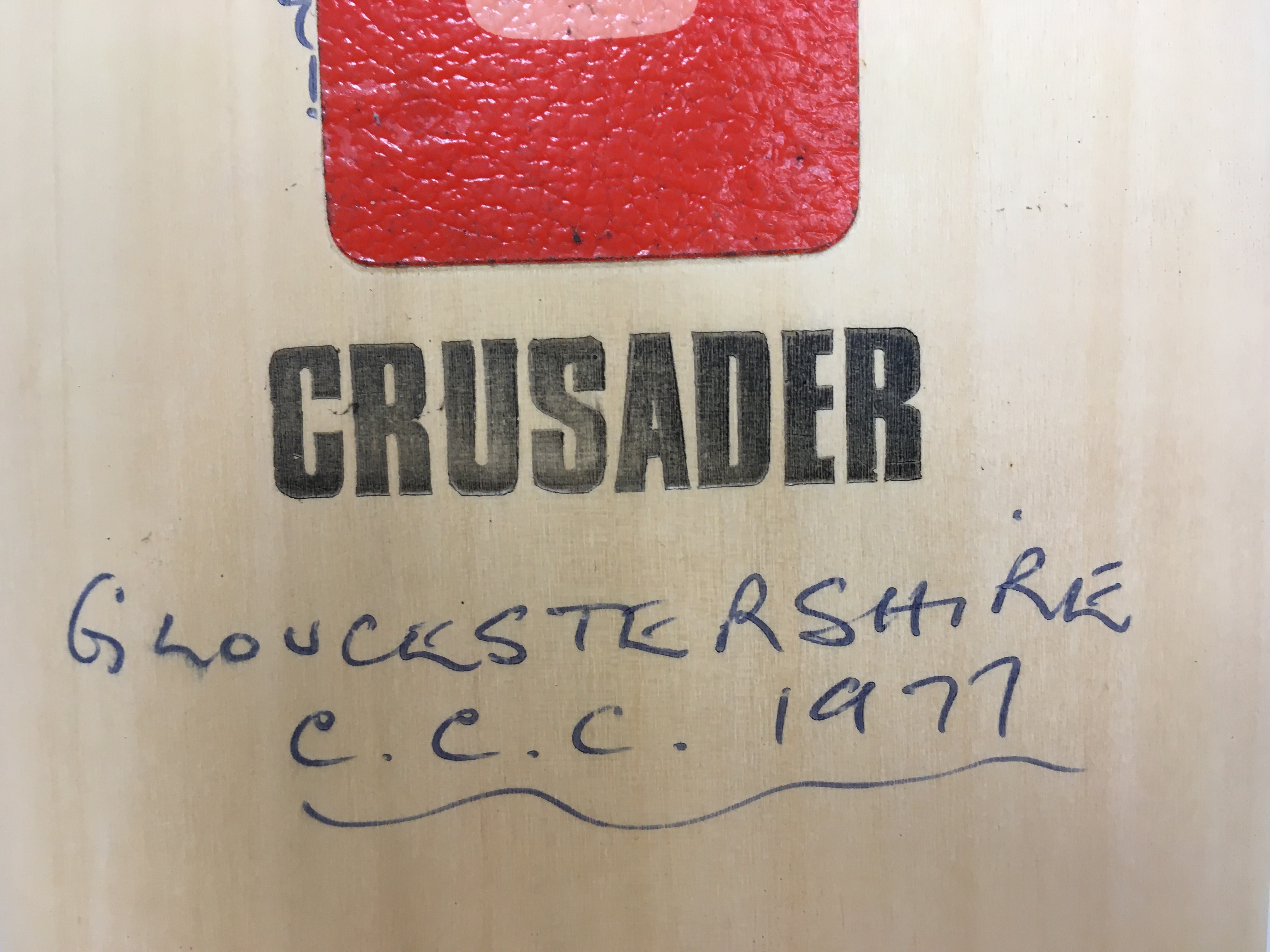 A Gray Nicolls Crusader cricket bat insc - Image 3 of 6