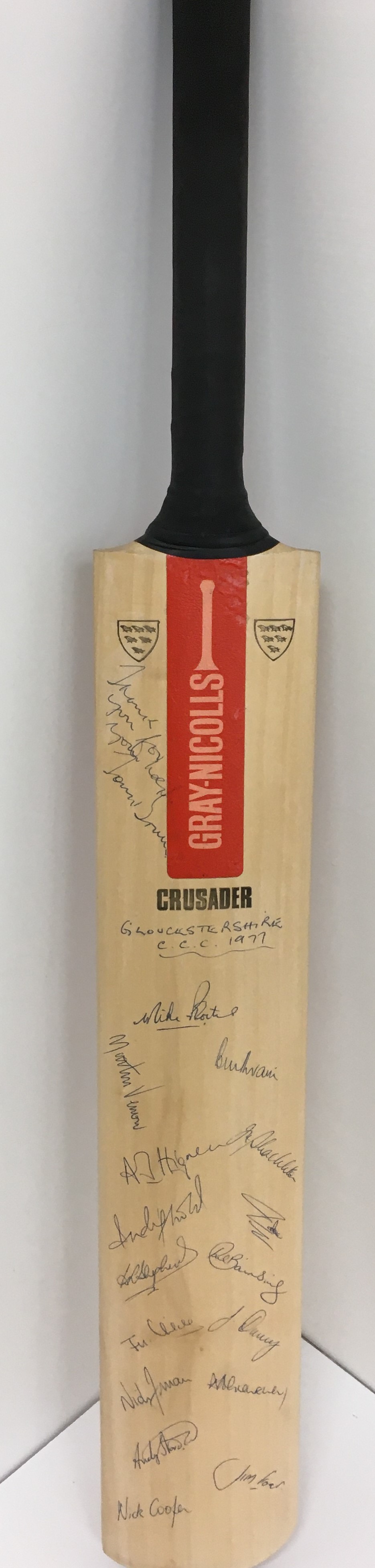 A Gray Nicolls Crusader cricket bat insc