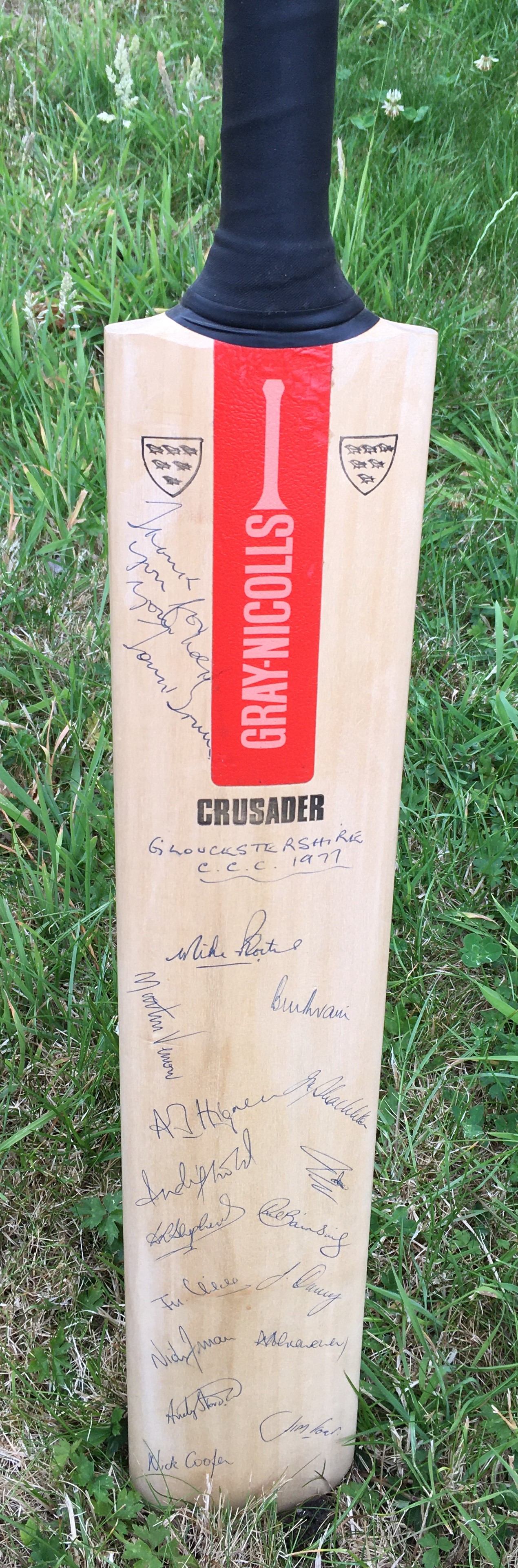 A Gray Nicolls Crusader cricket bat insc - Image 5 of 6