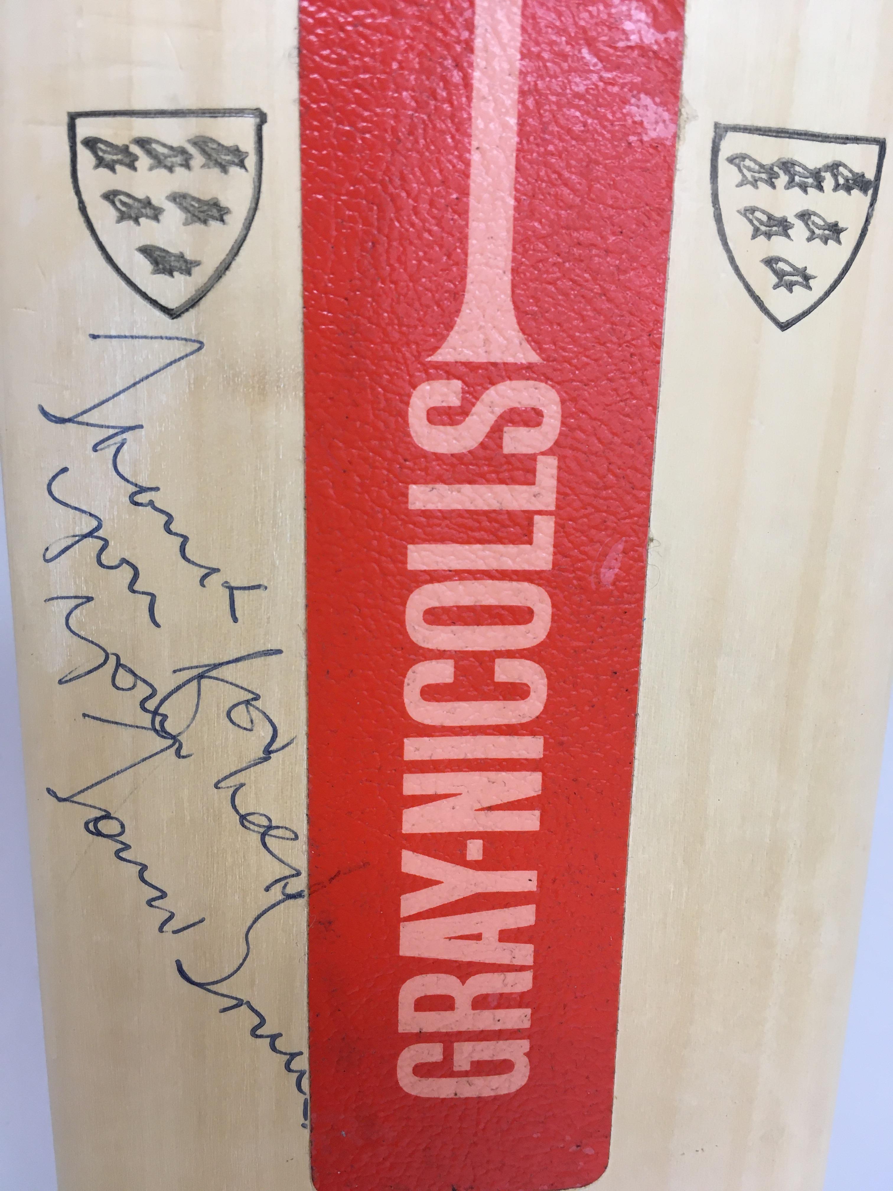 A Gray Nicolls Crusader cricket bat insc - Image 2 of 6