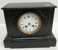 WITHDRAWN A Victorian marble cased mantel clock 34 cm high by The Ansonia Clock Company Ltd,