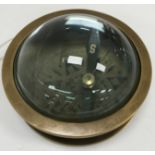 A modern brass navigating compass / magnifying glass, 8.