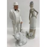 WITHDRAWN A Lladro figure of a woman with geese 27.