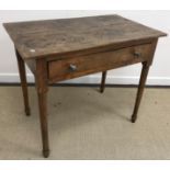 A 19th Century fruitwood side table,