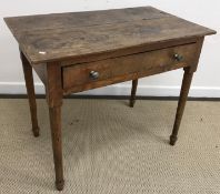A 19th Century fruitwood side table,