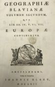 JOHANNES BLAEU "Geographiae Blavianae Volumen Secundum...