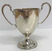 A silver two handled trophy cup inscribed “Atbara Polo Club Races Black Opal November 1926” (by