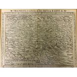 A collection of 18 various engraved continental maps, mainly 17th and 18th Century,