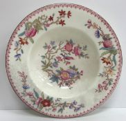 A box of 19th Century and later decorative plates,