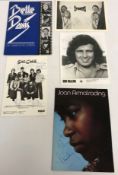 A collection of theatre / concert programmes from the mid 20th Century onwards,