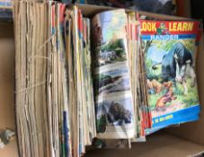 A large collection of mainly 1960s "Look and Learn" magazines incorportating "Ranger",
