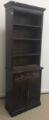 A circa 1900 bookcase cabinet,