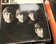 A collection of LPs and 45s to include The Beatles "With The Beatles" (mono),