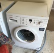 A Bosch Classixx 7 Vario Perfect washing machine and a Bosch Classixx 7 tumble drier