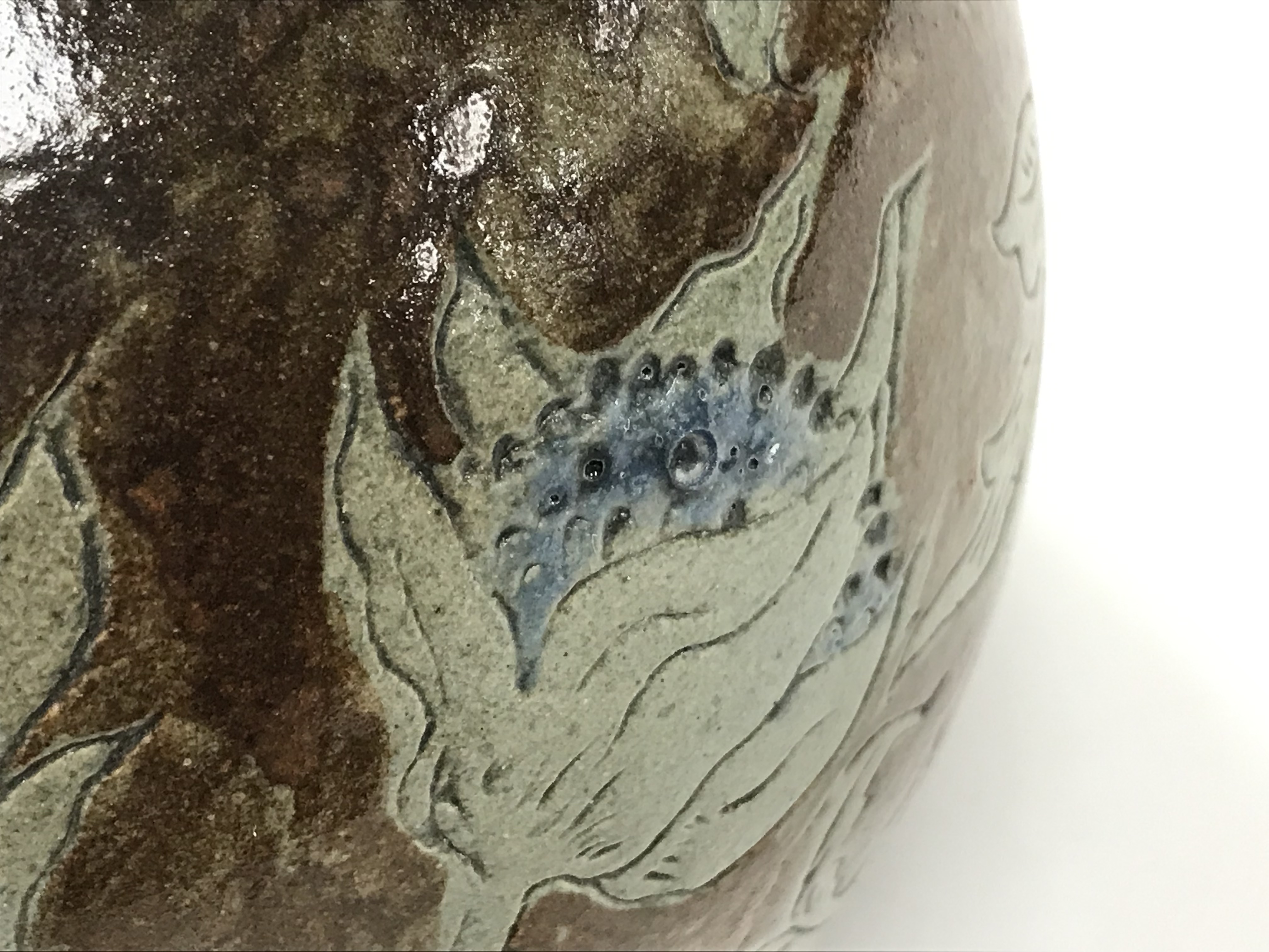 A late 19th Century Martin Brothers pottery vase with foliate decoration, - Image 12 of 24