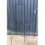 A three panel Gustaf style folding screen / trellis,