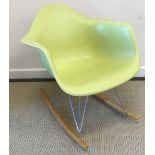 AFTER Charles and Ray Eames - a "Rar" rocking chair made by Vitra,