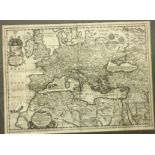 AFTER NICHOLAS BLANCARDUS (BLANKAART) “Europa Antiqua” black and white engraved map, uncoloured, 38.