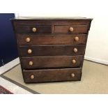 A 19th Century oak chest,