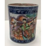 An 18th Century Chinese Kangxi polychrome decorated mug,