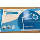 A boxed Ultra Slim fluorescent magnifying daylight lamp