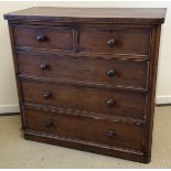 A Victorian mahogany chest of drawers,