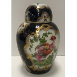 An 18th Century first period Worcester caddy style vase,