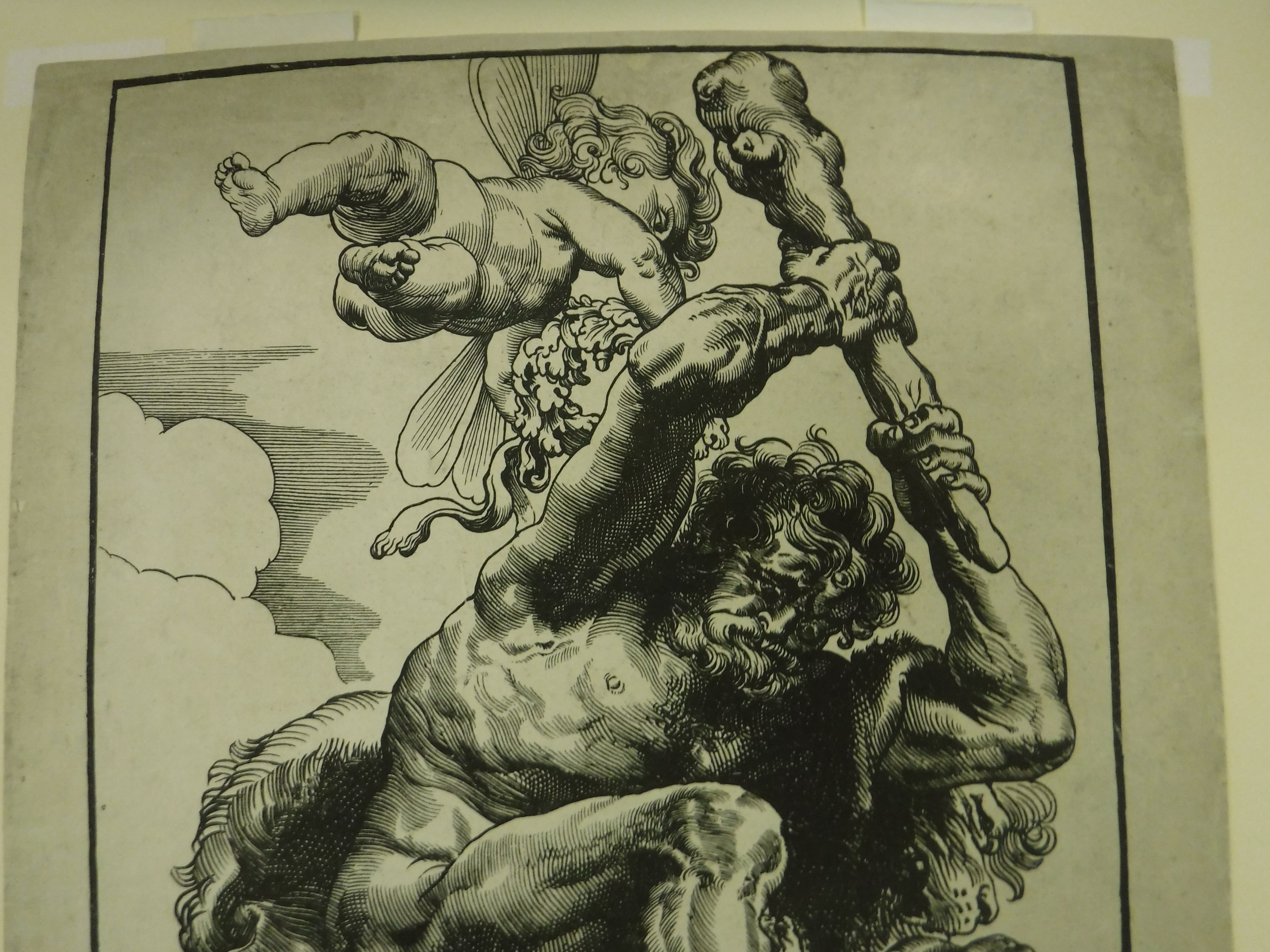 AFTER CHRISTOFFEL "Jegher" and "P P Rubens" "Hercules slaying discord" wood cut print, - Bild 2 aus 35