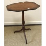 An early 19th Century mahogany occasional table,