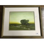 MARTIN CAULKIN RI "Paradise field", watercolour, signed lower left,