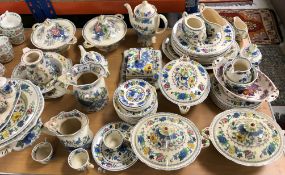 A collection of Masons Regency pattern dinner and tea wares to include dinner plates,