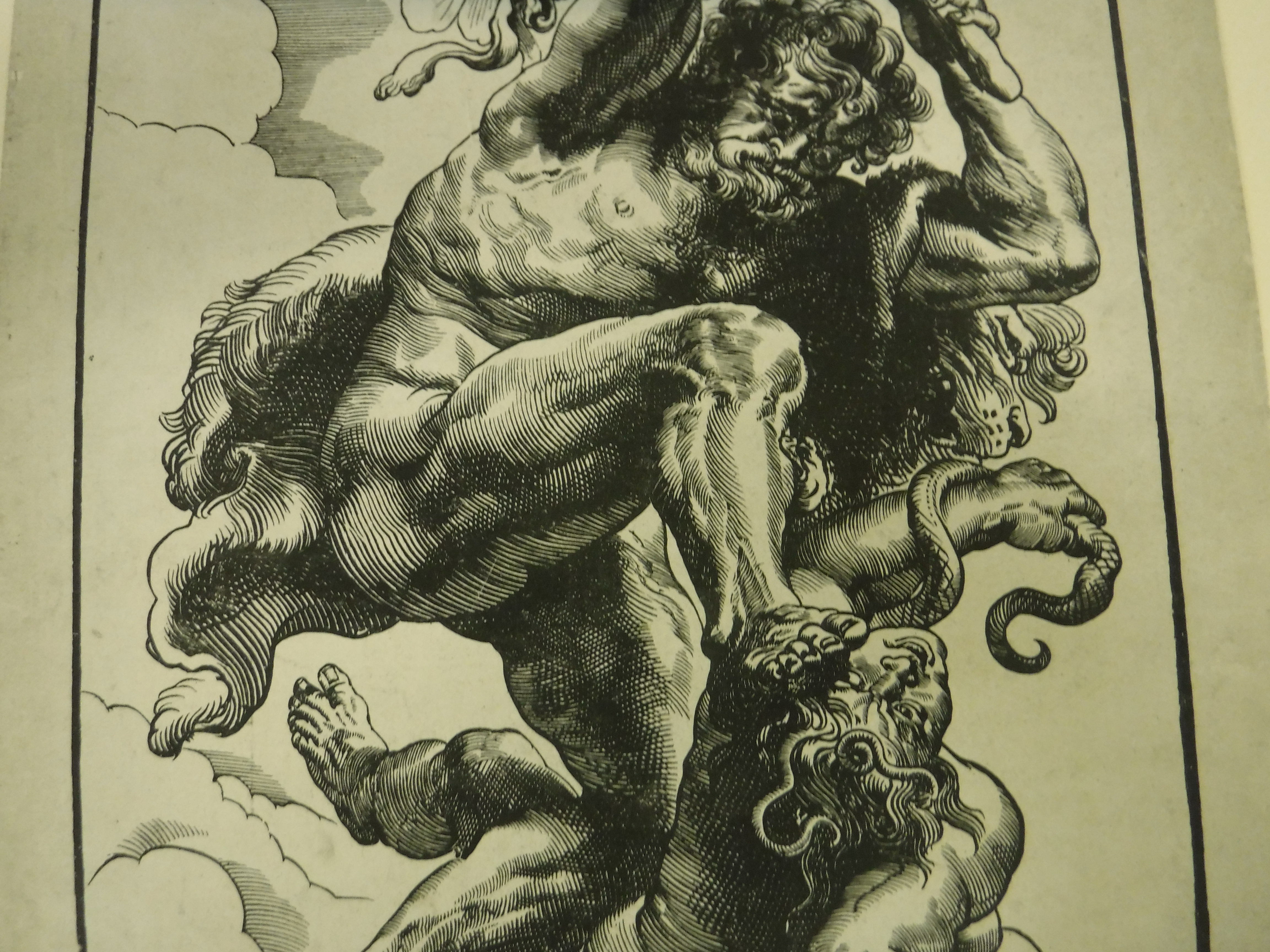 AFTER CHRISTOFFEL "Jegher" and "P P Rubens" "Hercules slaying discord" wood cut print, - Bild 3 aus 35