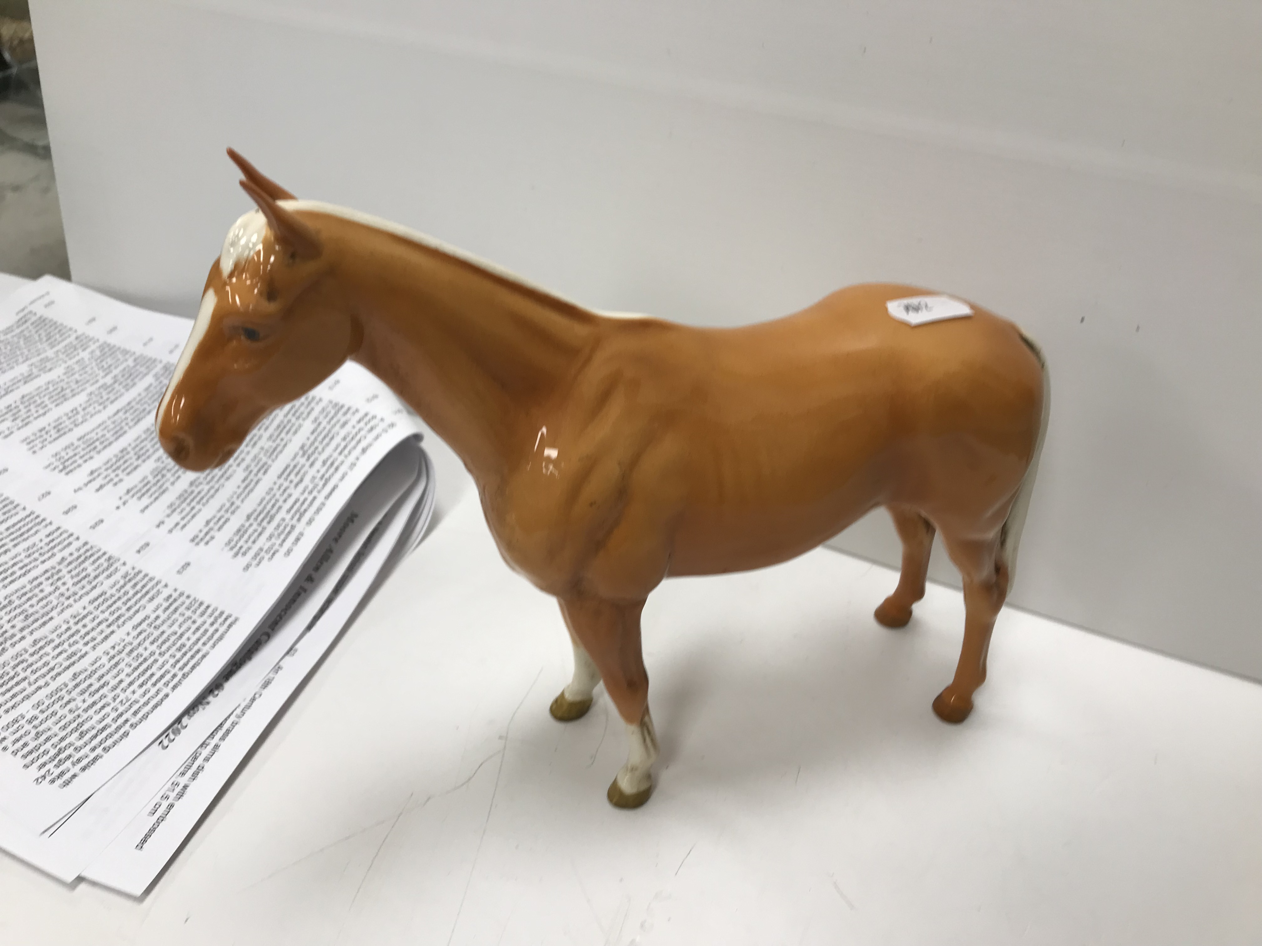 A collection of four Beswick Palomino horse figures together with three Palomino foal figures, - Image 29 of 44