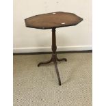 An early 19th Century mahogany occasional table,