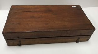 A mahogany cased station pointer by W. Bening of Wilhelmshaven No.