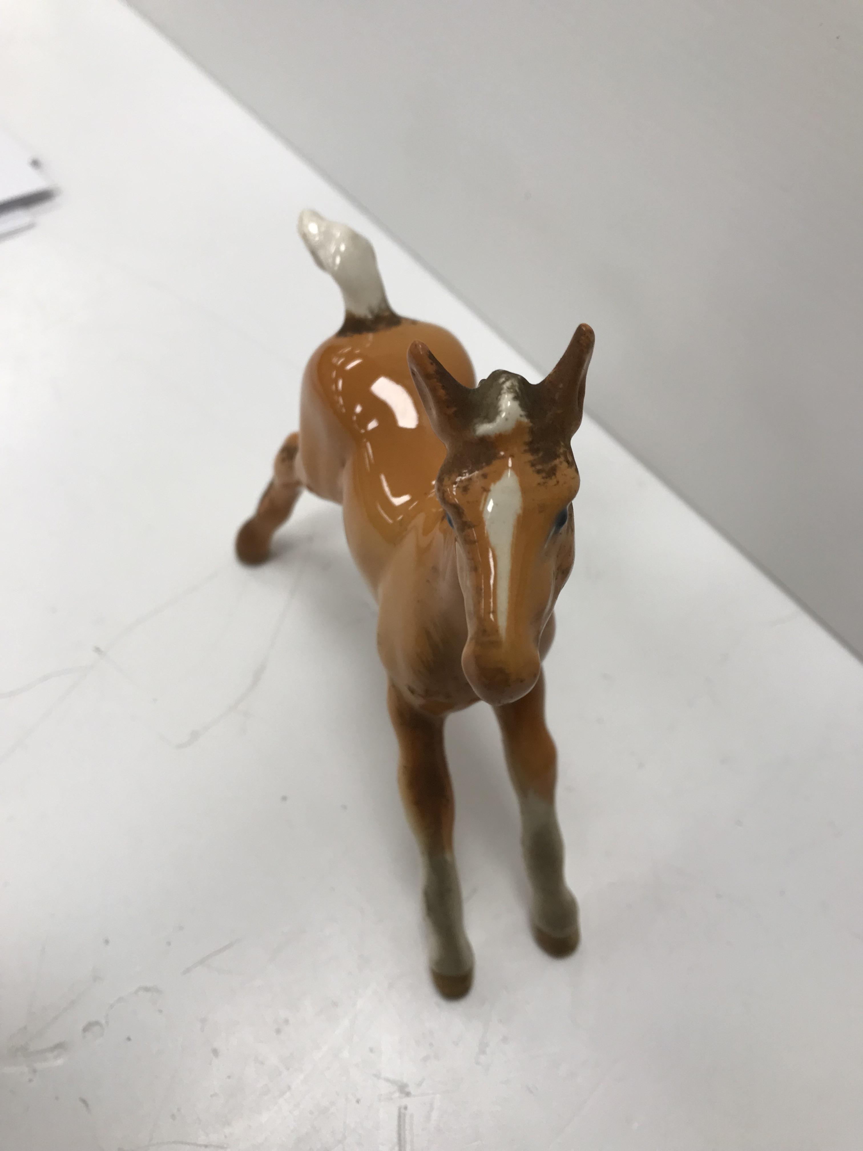 A collection of four Beswick Palomino horse figures together with three Palomino foal figures, - Image 17 of 44