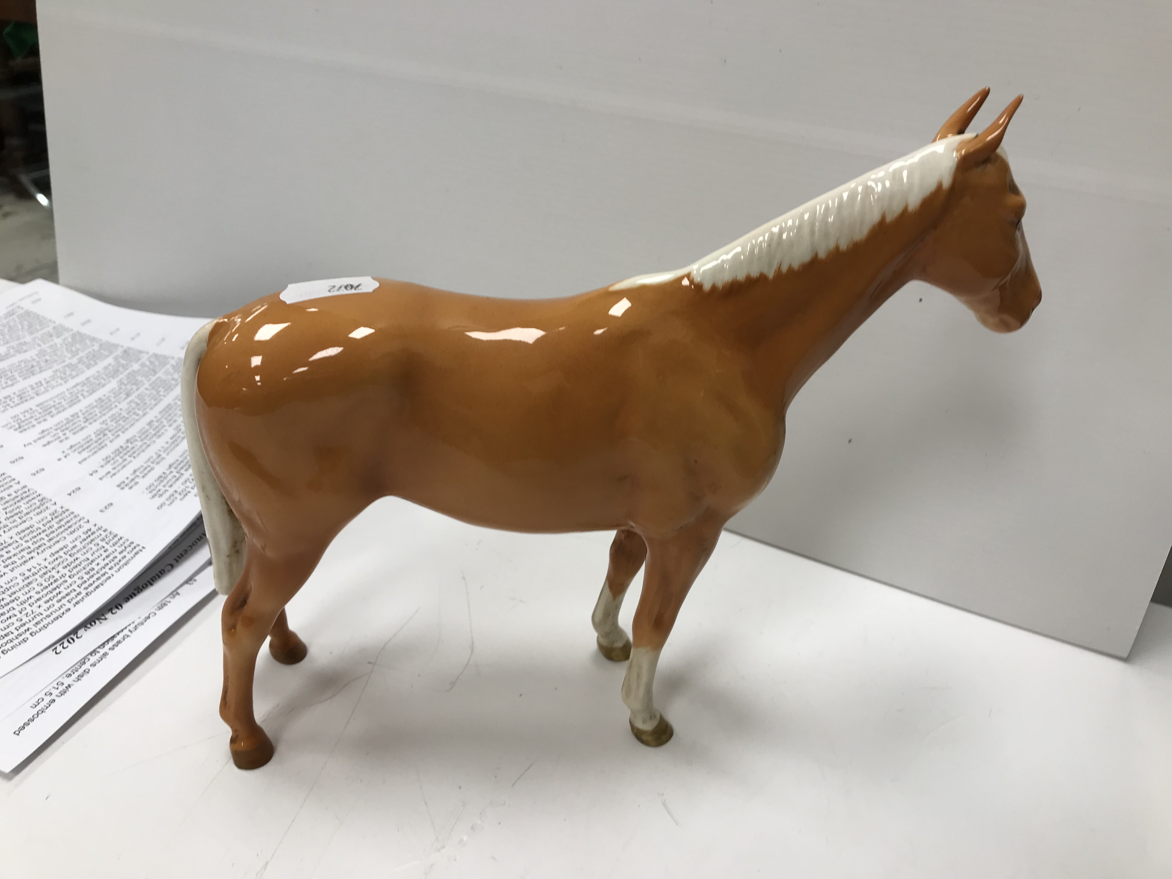 A collection of four Beswick Palomino horse figures together with three Palomino foal figures, - Image 26 of 44