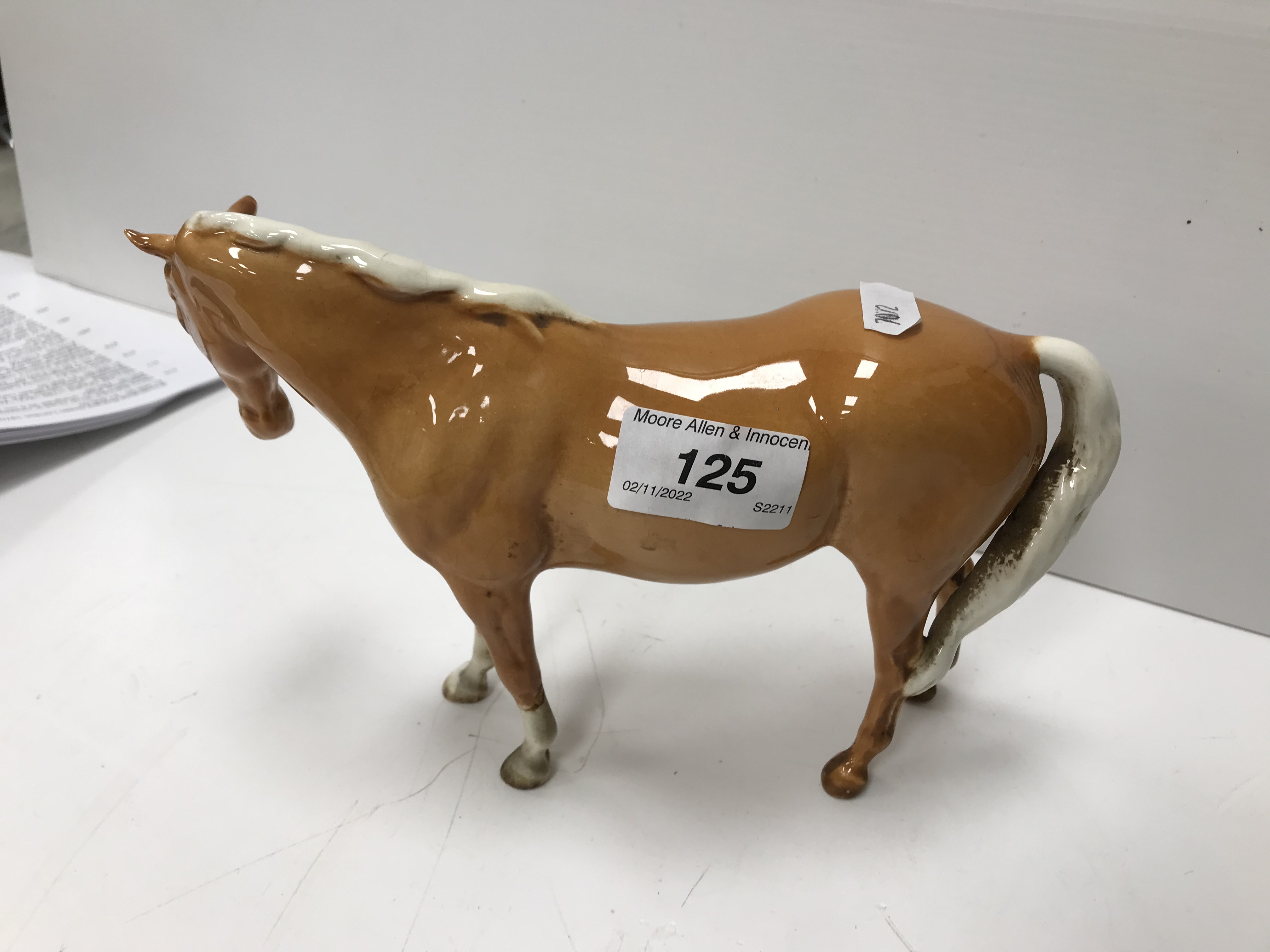 A collection of four Beswick Palomino horse figures together with three Palomino foal figures, - Image 44 of 44